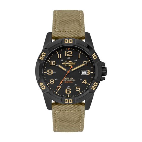 Relógio Mormaii Masculino Ref: Mo2317ab/2p Casual Aço Black