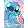 Mochila Escolar de Costas Infantil Stitch Peluciada Disney Azul - 3