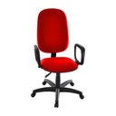Ver imagem 1 de Cadeira Presidente para Escritório com Braços Linha Uno Vermelho