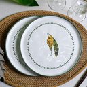 Ver imagem 2 de Prato Raso Bio Bananê Porto Brasil Cerâmica 27cm Branco Cozinha Gourmet Mesa Posta