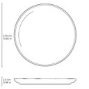 Ver imagem 4 de Prato Raso Bio Bananê Porto Brasil Cerâmica 27cm Branco Cozinha Gourmet Mesa Posta