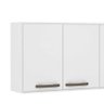 Armário 120cm com 3 Portas Gabi Luciane Branco Polar - 2