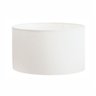 Cúpula Abajur e Luminária em Tecido Cilíndrica Vivare Cp-8028 Ø60x30cm - Bocal Europeu - Branco - 1