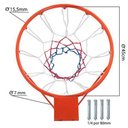 Ver imagem 3 de Cesta de Basquete 45cm com Rede e Kit de Fixação 700400 Bel