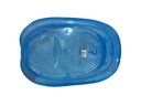 Ver imagem 6 de Banheira Bebê 22 Lts Valvula Água Transparente Plastibrasil Cor Azul sem Desenho