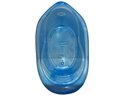 Ver imagem 4 de Banheira Bebê 22 Lts Valvula Água Transparente Plastibrasil Cor Azul sem Desenho