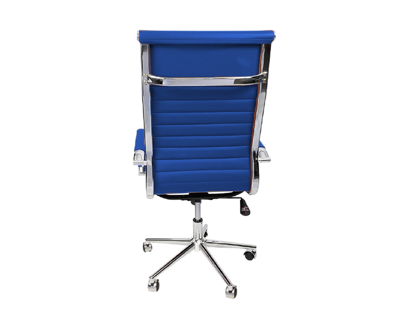 Cadeira Esteirinha Presidente Azul D821 4b H Design Arrojado Bering - 3