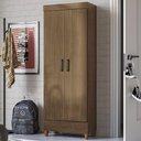 Ver imagem 1 de Armário Multiuso Thales Jequitibá S01 2 Portas 3 Prateleiras 60cm Marrom Mpozenato