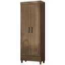 Ver imagem 6 de Armário Multiuso Thales Jequitibá S01 2 Portas 3 Prateleiras 60cm Marrom Mpozenato