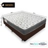 Cama Box Casal + Colchão De Espuma D33 - Ortobom - ISO 100 138cm Marrom - 2