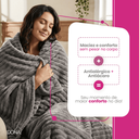 Ver imagem 4 de Manta Cobertor Casal Corttex Luster Canelada 180x220cm Microfibra Antialérgico Super Macio Premium