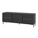 Ver imagem 4 de Rack Tv 3 Portas de Vidro 135cm Refresh Brv Móveis