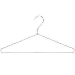 Kit 20 Cabides Cromado para Roupas para Guarda Roupas Closet Cabide Tintureiro - 2