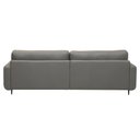 Ver imagem 6 de Sofá 3 Lugares para Sala 240cm Alicie L08 Couro Cinza Claro - Mpozenato