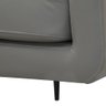 Sofá 3 Lugares para Sala 240cm Alicie L08 Couro Cinza Claro - Mpozenato - 11