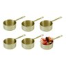 Panelinha Couvert Ouro Velho Mini Panela 120ml Finger Food 6un - 1