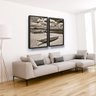 Quadro com Moldura Decorativo Praia Barco Sala Quarto - 2