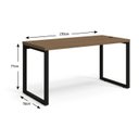 Ver imagem 2 de Mesa Diretor Escritório Industrial F150 Munique - Kappesberg