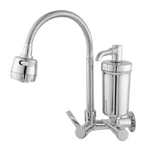 Torneira com Filtro Gourmet Pia Cozinha de Parede Metal C-70 Casagrande Mundial