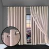 cortina blackout para quarto e sala 5,50 x 2,40 Madrid palha - 1