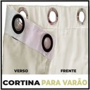 Ver imagem 6 de cortina blackout para quarto e sala 5,50 x 2,40 Madrid palha