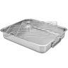 Assadeira Tramontina Service 4,6L em Aço Inox com Grelha 34x28cm com Alças Laterais - 5
