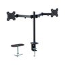Suporte de Mesa Duplo Articulado para Monitores de 10 a 27 Polegadas com Ajuste de Altura - Ac367out - 1