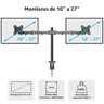 Suporte de Mesa Duplo Articulado para Monitores de 10 a 27 Polegadas com Ajuste de Altura - Ac367out - 6