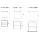 Ver imagem 5 de Lixeira Quadrada de Embutir com Puxador Linear Inox 8,5l