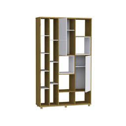 Estante Divisória Freijo / Branco - Olivar Móveis - 3