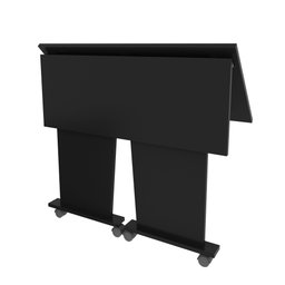 Escrivaninha Dobrável 80cm com Rodízio ME4117 - 7