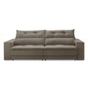 Ver imagem 7 de Sofá Retrátil e Reclinável 2 Lugares 1,70m com Molas Emília Suede Capuccino Madelina Decor