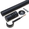 Kit Varão de Cortina 28mm 3m Ponteira Cilíndrica Couselo - 2