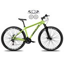 Ver imagem 1 de Bicicleta Aro 29 Absolute Nero 5 Alumínio 21v Freio a Disco Hidráulico Garfo Suspensão - Verde