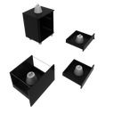 Ver imagem 6 de Gaveteiro Arquivo 48,8x64,5cm com Chave e Rodízio ME4148