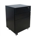 Ver imagem 4 de Gaveteiro Arquivo 48,8x64,5cm com Chave e Rodízio ME4148 Preto