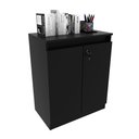 Ver imagem 3 de Balcão para Escritório 60cm com 1 Prateleira 2 Portas e Chave ME4149