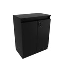 Ver imagem 7 de Balcão para Escritório 60cm com 1 Prateleira 2 Portas e Chave ME4149 Preto