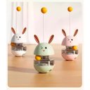 Ver imagem 4 de Comedouro 2em 1 Petisco Brinquedo para Gatos 16,5x9cm