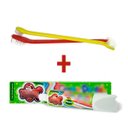 Ver imagem 1 de Escova Dentes Para Cachorro E Pasta Dental Pet Escova Dupla - MENTA