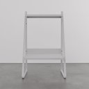 Ver imagem 7 de Conjunto Cama Casal 2 Mesas de Cabeceira e Arara de Roupas em Aço Begônia CabeCasa MadeiraOriginals Branco/Cobre