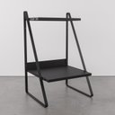 Ver mais imagens de Conjunto Cama Casal 2 Mesas de Cabeceira e Arara de Roupas em Aço Begônia CabeCasa MadeiraOriginals