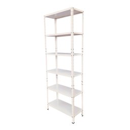 Estante de Aço com 6 Prateleiras de 30x67cm Branca - 1