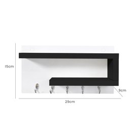 Porta chaves de parede organizador Moderno multiuso  100% MDF - 2