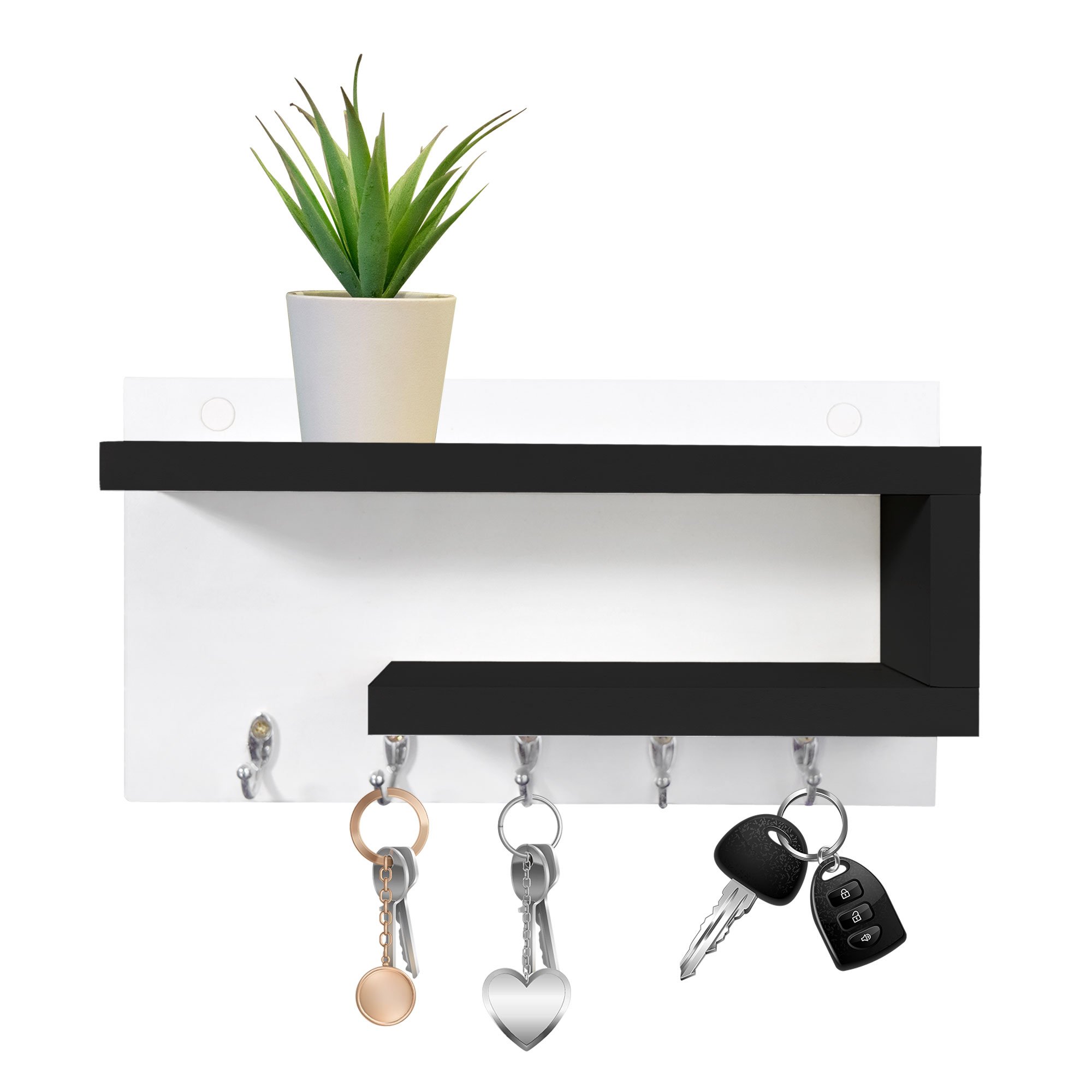Porta chaves de parede organizador Moderno multiuso 100% MDF ...