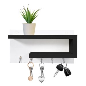 Porta chaves de parede organizador Moderno multiuso  100% MDF