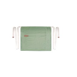 Avental de Cintura Verde Matte Algodao Cafeteria Bar Vegano - 1