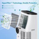 Ver imagem 5 de Takywep Ar-condicionado Portátil 14.000 Btus 3 em 1 115v Preto