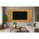 Ver imagem 1 de Painel Quarto P- Tv até 75 Pol Areta 218x132cm Cedro - Dj Móveis
