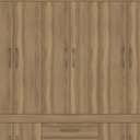 Ver imagem 7 de Guarda Roupa Casal 10 Portas 83530 Amendola Touch Demobile